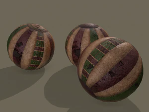 Medieval toy balls 3D Model