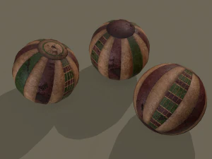 Medieval toy balls 3D Model