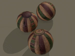 Medieval toy balls 3D Model
