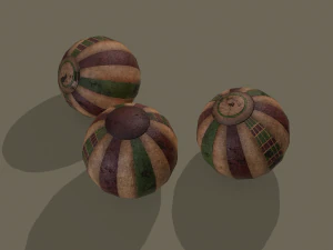 Medieval toy balls 3D Model