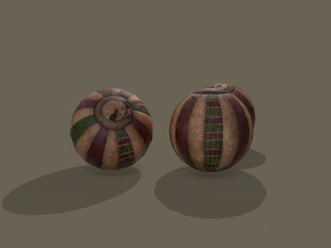Medieval toy balls 3D Model