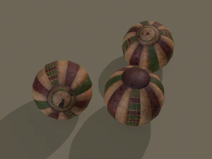 Medieval toy balls 3D Model