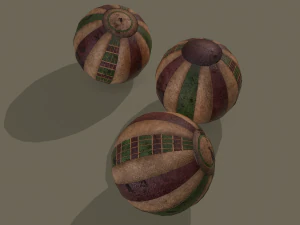 Medieval toy balls 3D Model