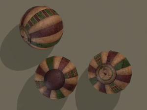 Medieval toy balls 3D Model