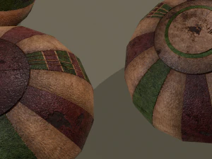 Medieval toy balls 3D Model