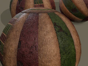 Medieval toy balls 3D Model