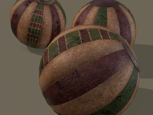 Medieval toy balls 3D Model