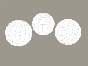 Medieval toy balls 3D Model