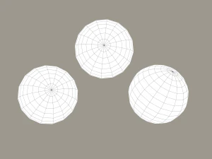 Medieval toy balls 3D Model