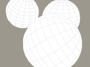 Medieval toy balls 3D Model