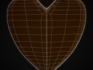 Valentines Pink Glaze Cookie Model 3D