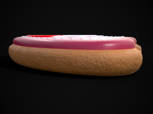 Valentines Love Heart Cookie Modelo 3D
