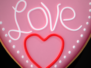 Valentines Love Heart Cookie Modelo 3D
