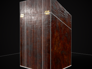 Antique Georgian Knife Box Modelo 3D