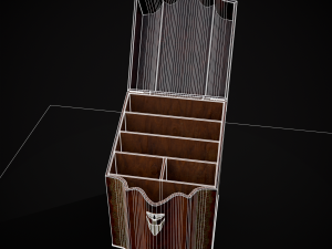 Antique Georgian Knife Box Modelo 3D