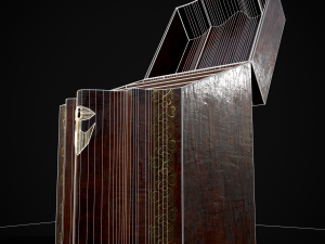 Antique Georgian Knife Box Modelo 3D