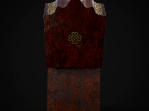 Antique Georgian Knife Box 3D Model