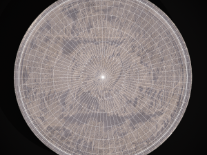 Silver Byzantine Banquet Plate Model 3D