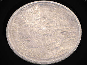 Silver Byzantine Banquet Plate Model 3D
