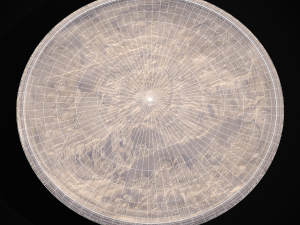 Silver Byzantine Banquet Plate Model 3D