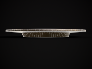 Silver Byzantine Banquet Plate Model 3D