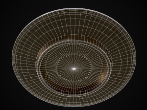 Silver Byzantine Banquet Plate Model 3D