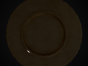 Silver Byzantine Banquet Plate Model 3D