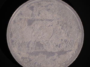 Silver Byzantine Banquet Plate Model 3D