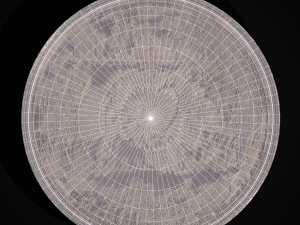 Silver Byzantine Banquet Plate Model 3D