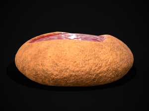 Jelly Heart Biscuit Modèle 3D