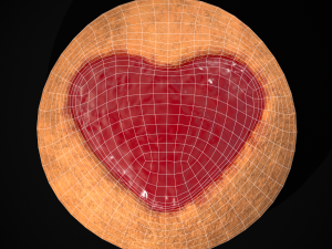 Jelly Heart Biscuit Modèle 3D