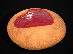 Jelly Heart Biscuit Modèle 3D