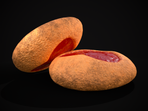 Jelly Heart Biscuit Modèle 3D