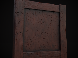 Four Wooden Valentines Picture Frames 3Dモデル