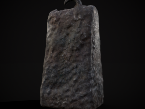 Old Rusting Cow Bell 3D मॉडल