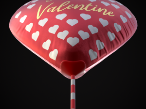 Be My Valentine Heart Balloon Modelo 3D