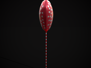 Be My Valentine Heart Balloon Modelo 3D