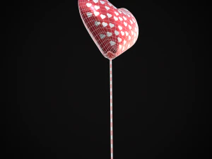 Be My Valentine Heart Balloon 3D Model