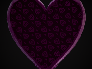 Valentines Jelly Heart Pastry 3D Модель