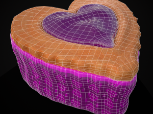 Valentines Jelly Heart Pastry 3D Модель