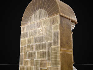 Limestone Ornamented Fire bowl 3D 모델