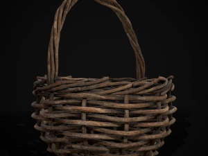 나무 뿌리 바구니 3D 모델 3D 모델