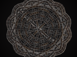 Wooden Root Basket model 3Dモデル
