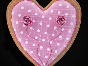 Valentines Jelly Filled Cookie 3D Model