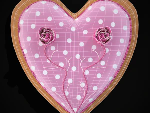 Valentines Jelly Filled Cookie 3D Model