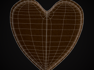 Valentines Jelly Filled Cookie 3D Model