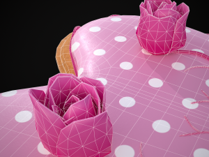 Valentines Jelly Filled Cookie 3D Model
