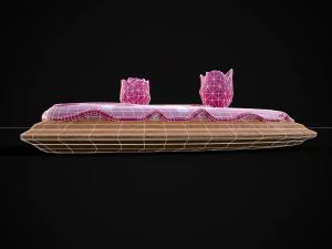 Valentines Jelly Filled Cookie 3D Model