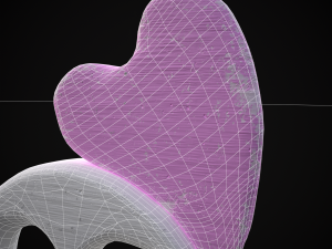 XOXO Wood Lettering 3D Model