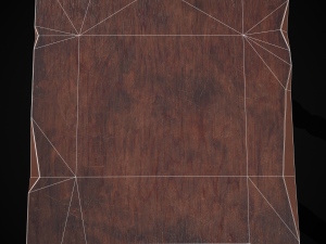 Medieval Antique End Table Modelo 3D
